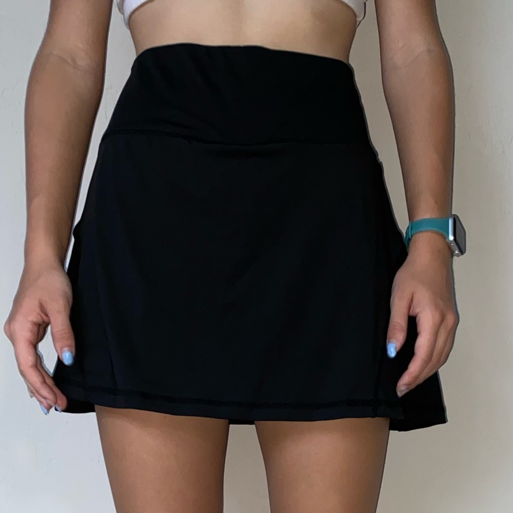 Black tennis skirt